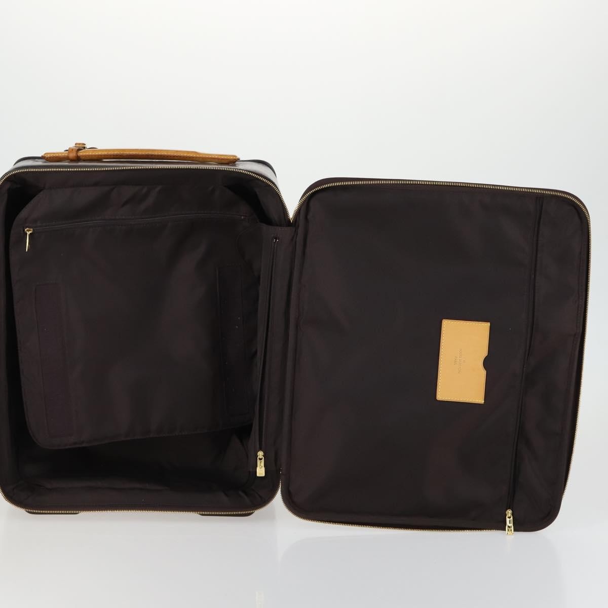 Louis Vuitton Pegase Luggage Monogram Vernis Brown Patent_Leather Travel Bag Bag (Pre-Owned)