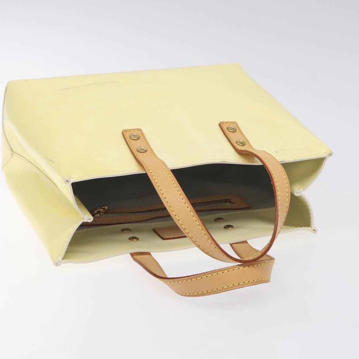 Louis Vuitton Reade Monogram Vernis Beige Patent_Leather Bag (Pre-Owned)