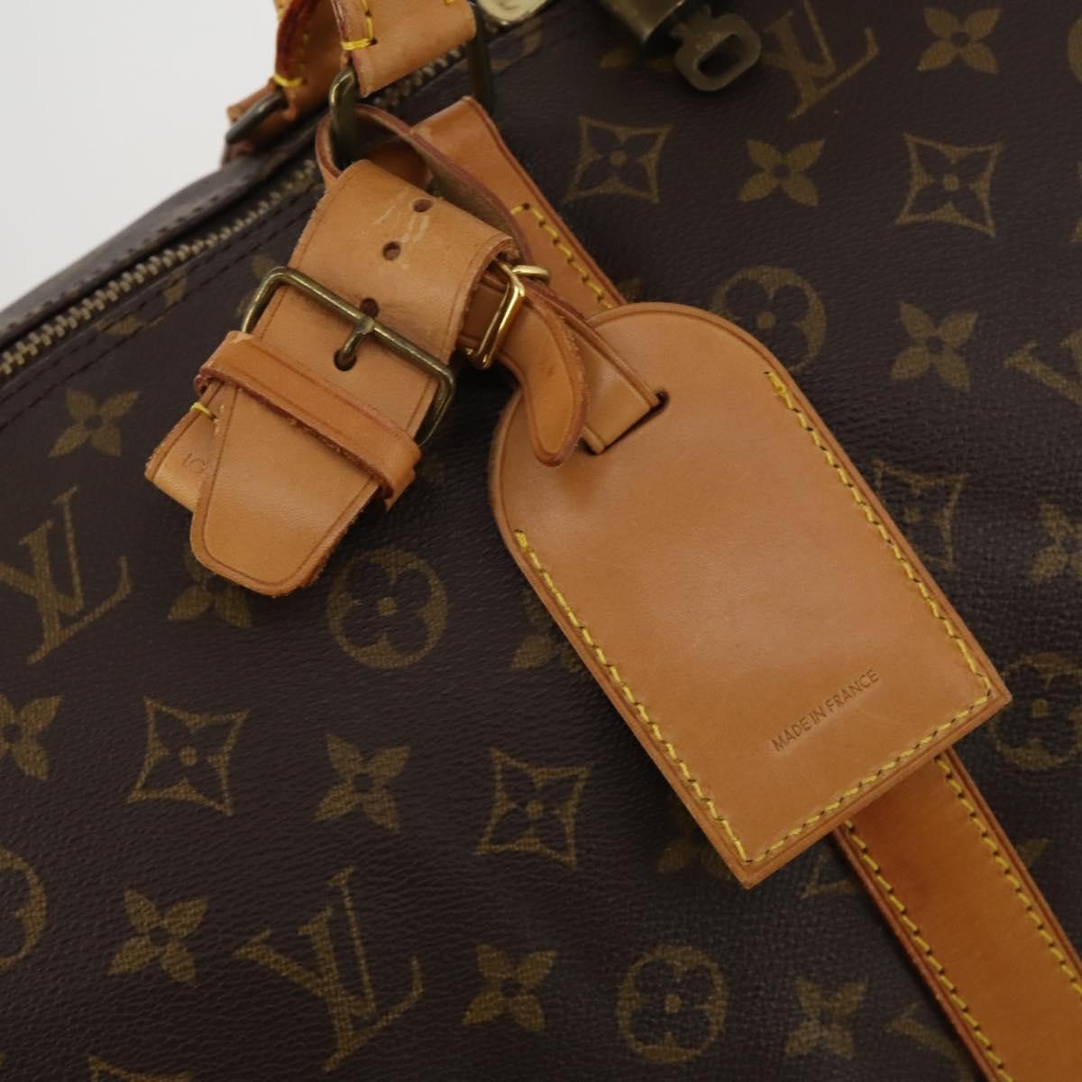 Louis Vuitton Keepall Monogram Canvas Brown Canvas Travel Bag Bag (Pre-Owned)