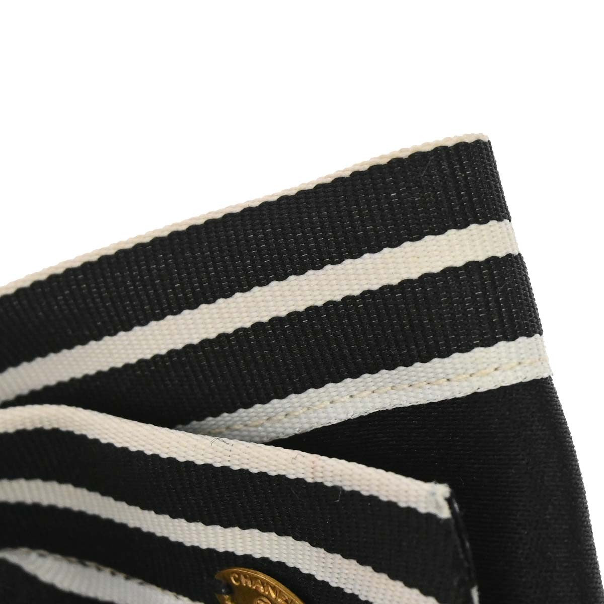 Chanel Camellia Hair Barrette Satin Black Satin Head Accessory Accessory (Pre-Owned)