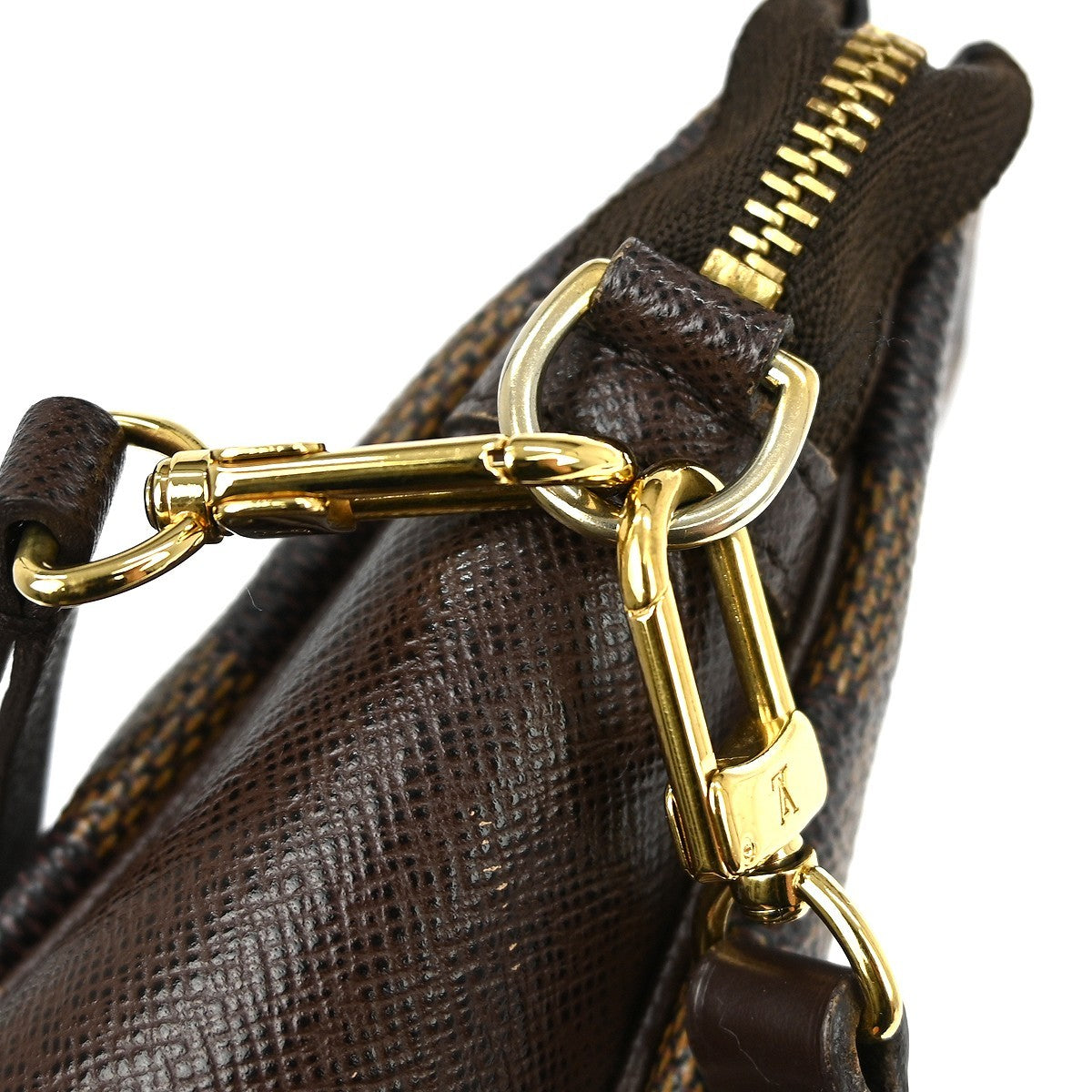 Louis Vuitton Trousse Make Up Damier Canvas Brown Canvas Clutche & Pouche Bag (Pre-Owned)