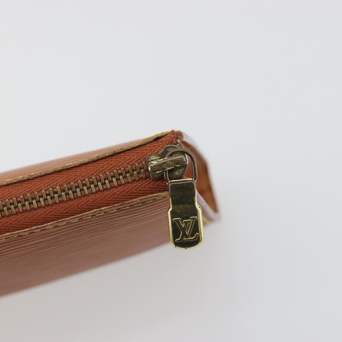 Louis Vuitton Pochette Accessoires Epi Brown Leather Clutche & Pouche Bag (Pre-Owned)