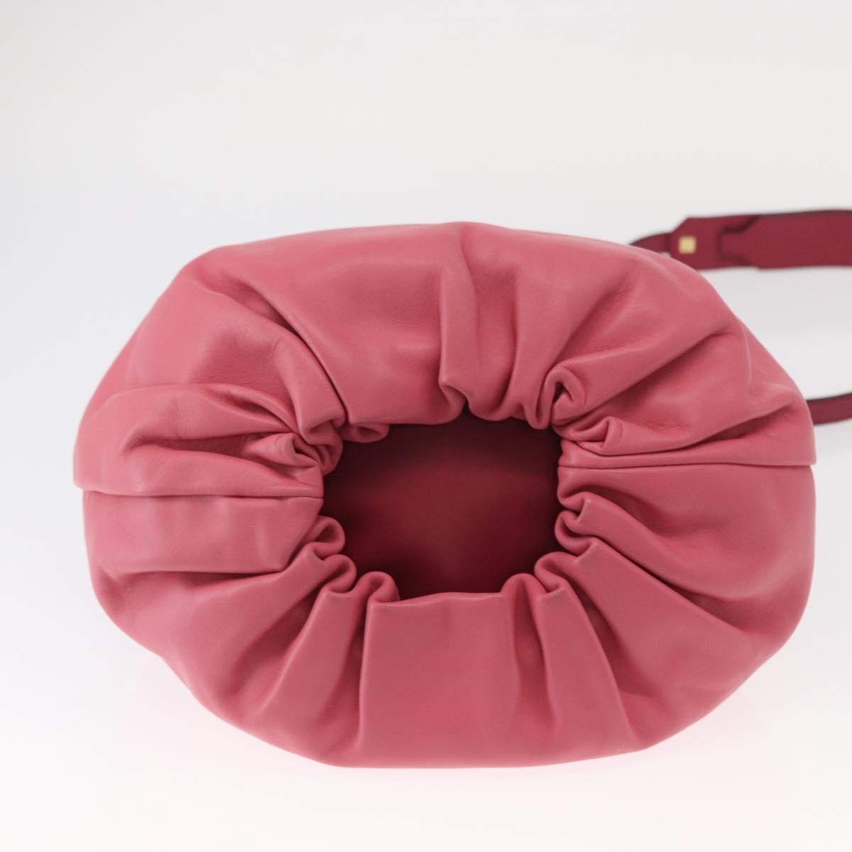 Loewe Bounce Lambskin Pink Leather Handbag (Pre-Owned)