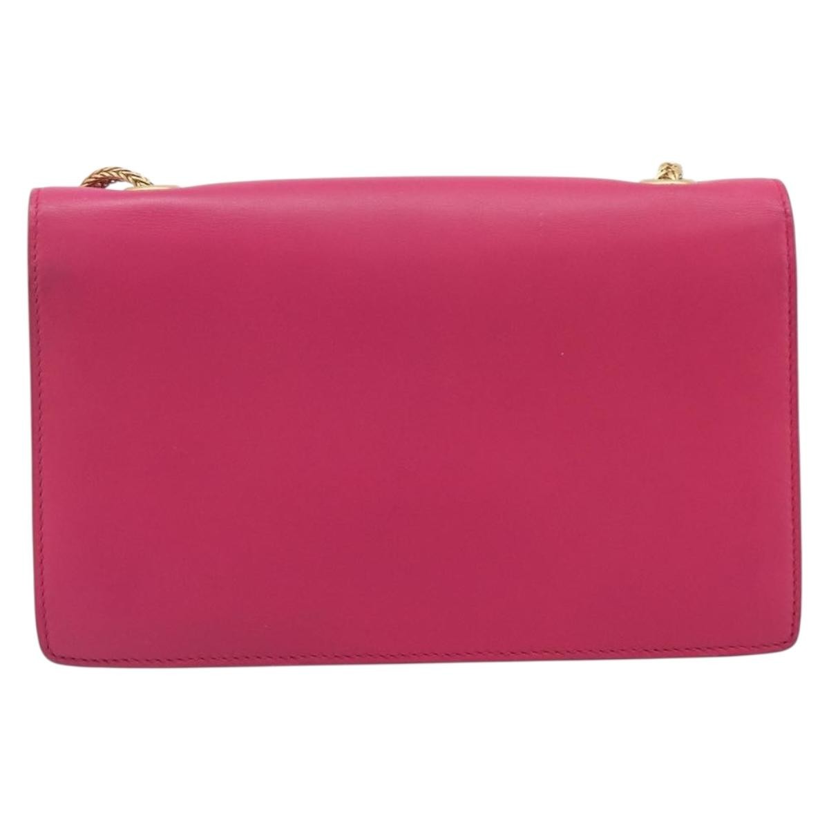 Saint Laurent Betty Leather Pink Leather Handbag (Pre-Owned)