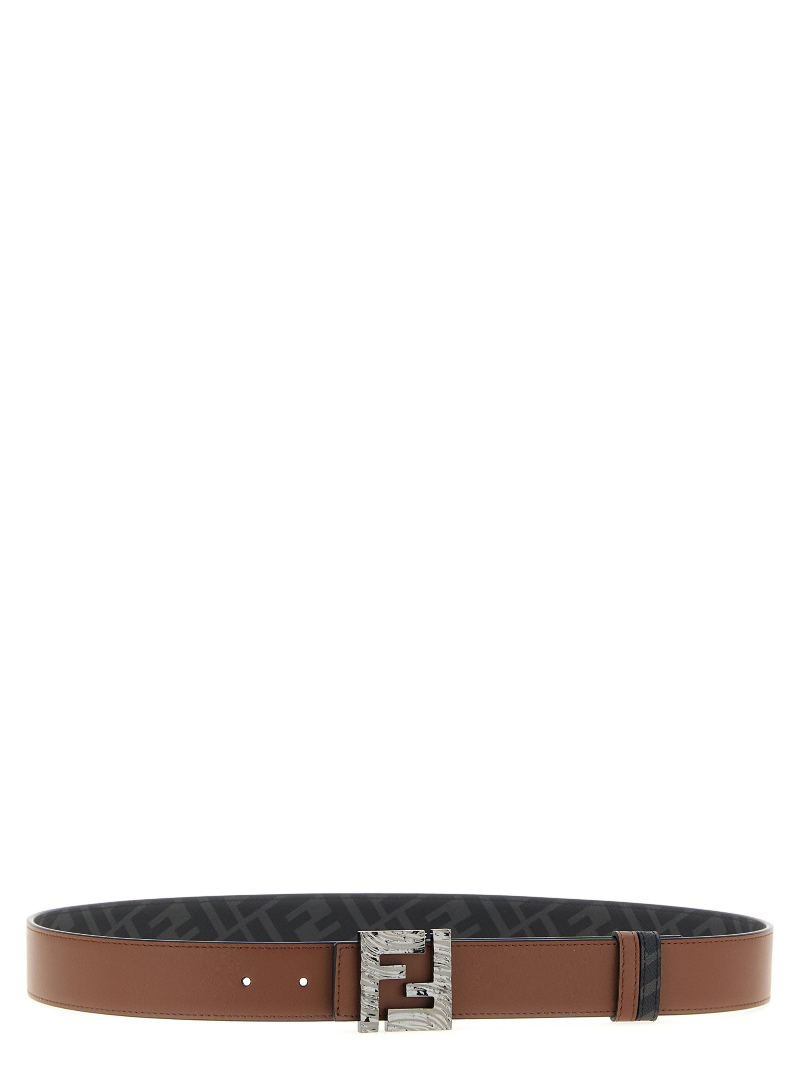 Fendi Men's Squared Ff Reversible Belt