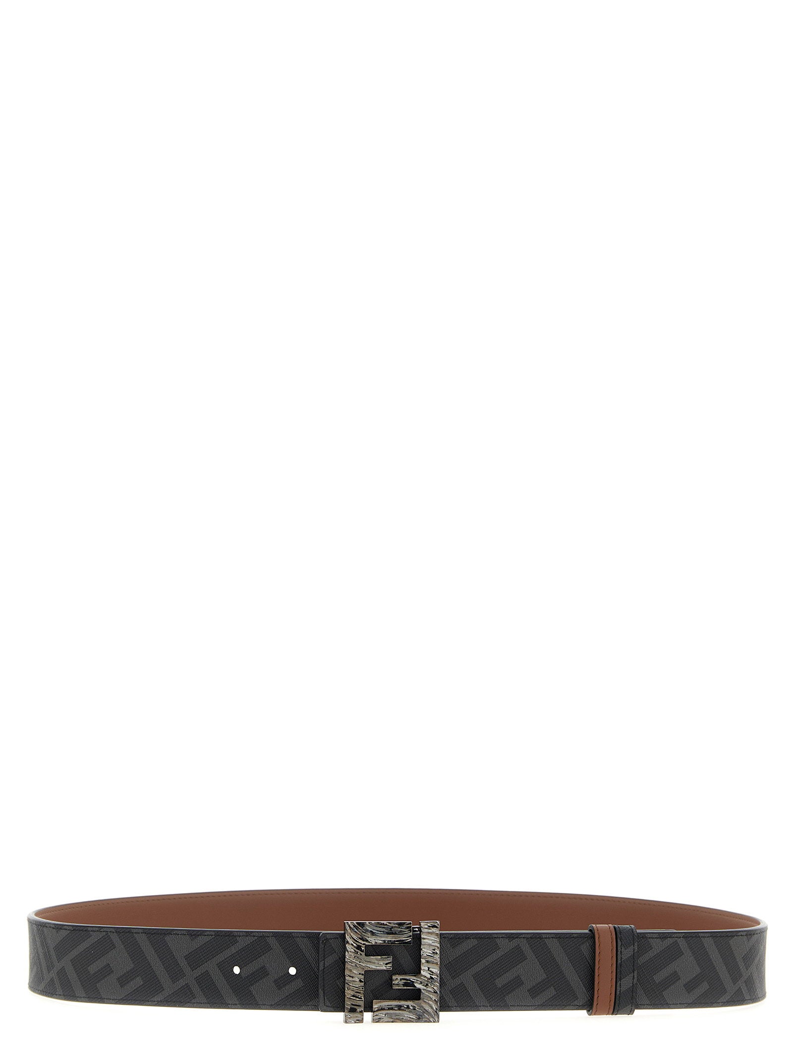 Fendi Men's Squared Ff Reversible Belt
