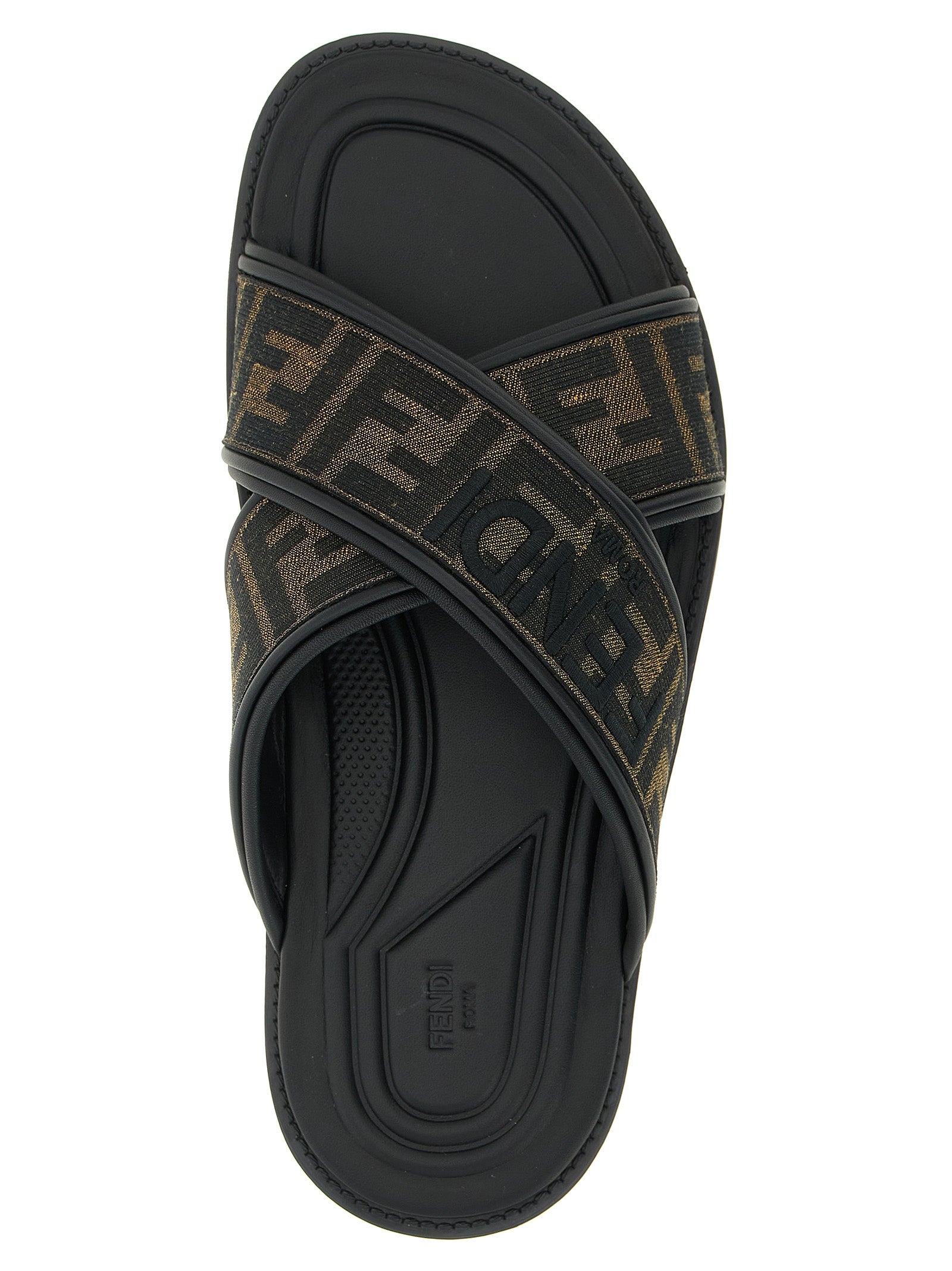 Fendi Men's Logo Slides