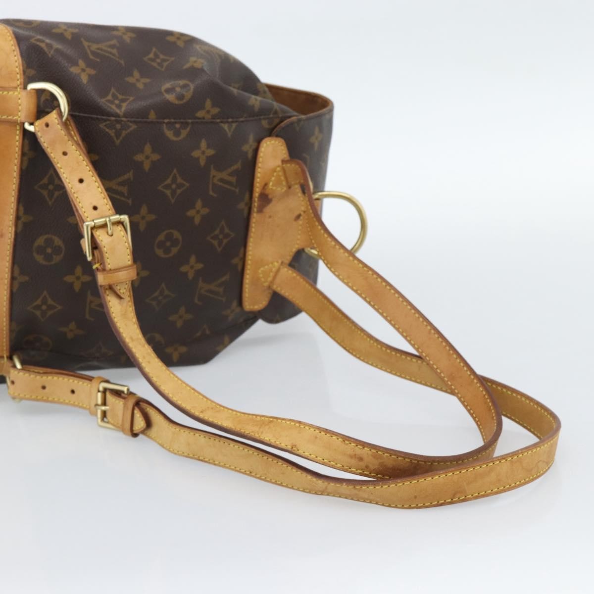 Louis Vuitton Vintage Montsouris Monogram Canvas Brown Canvas Backpack Bag (Pre-Owned)