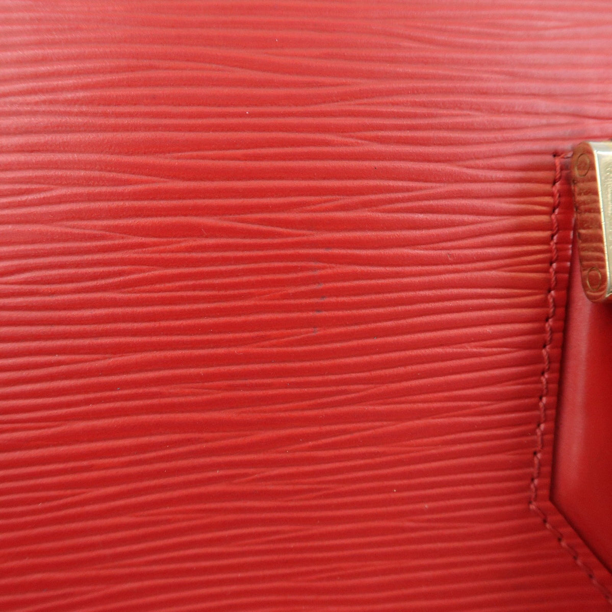 Louis Vuitton Jasmin Epi Leather Red Leather Handbag (Pre-Owned)