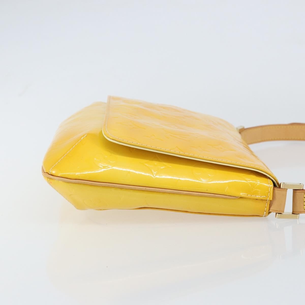 Louis Vuitton Thompson Street Monogram Vernis Yellow Patent_Leather Handbag (Pre-Owned)