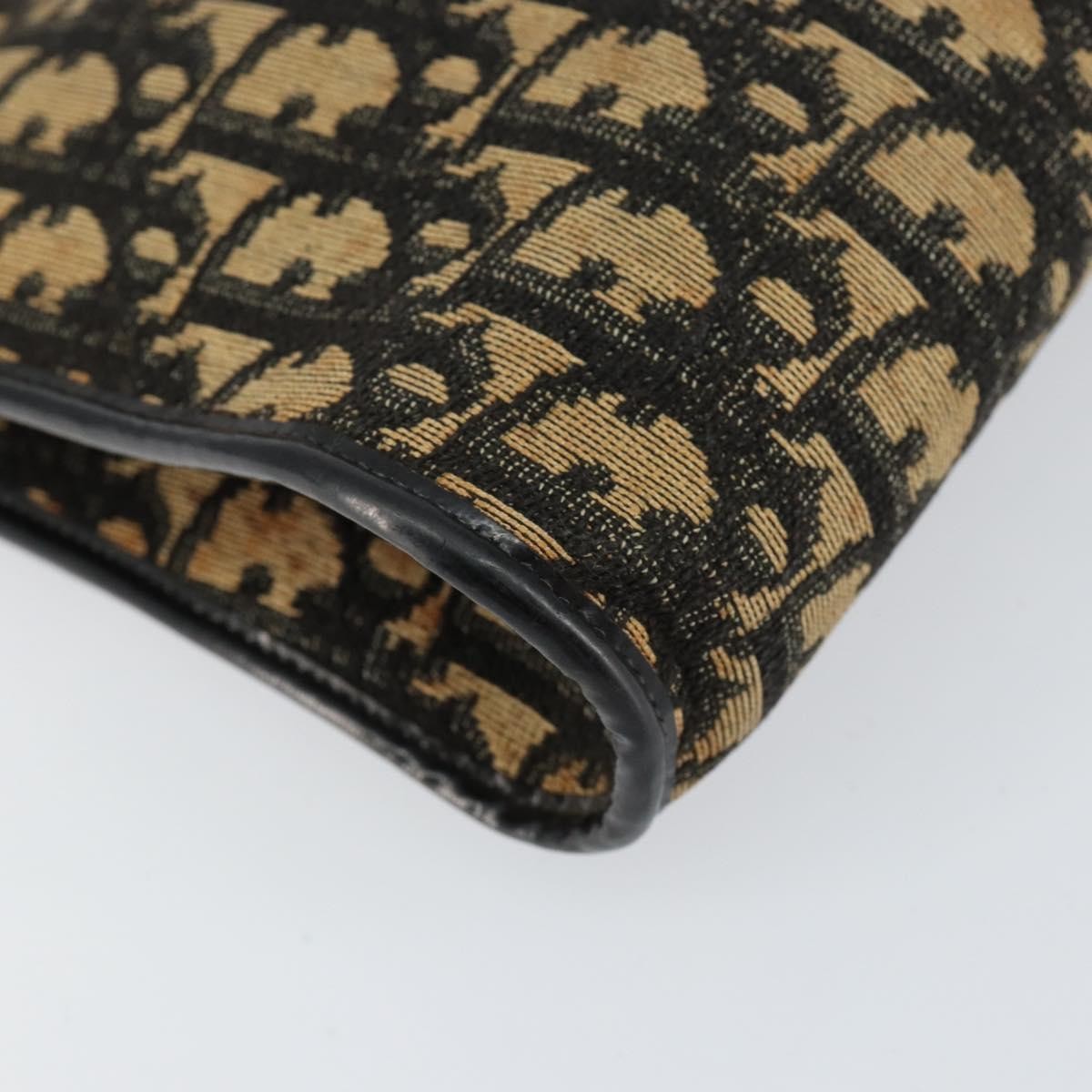 Christian Dior Vintage Trotter Canvas Navy Canvas Shoulder Bag Bag (Pre-Owned)