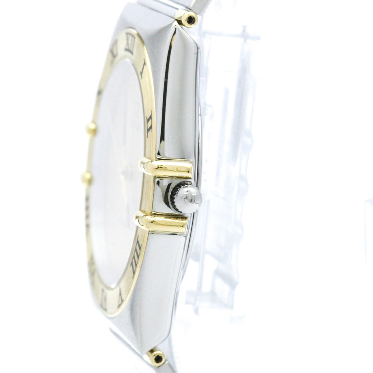 Omega Constellation Quartz Stainless Steel And Yellow Gold Watch (Pre-Owned)
