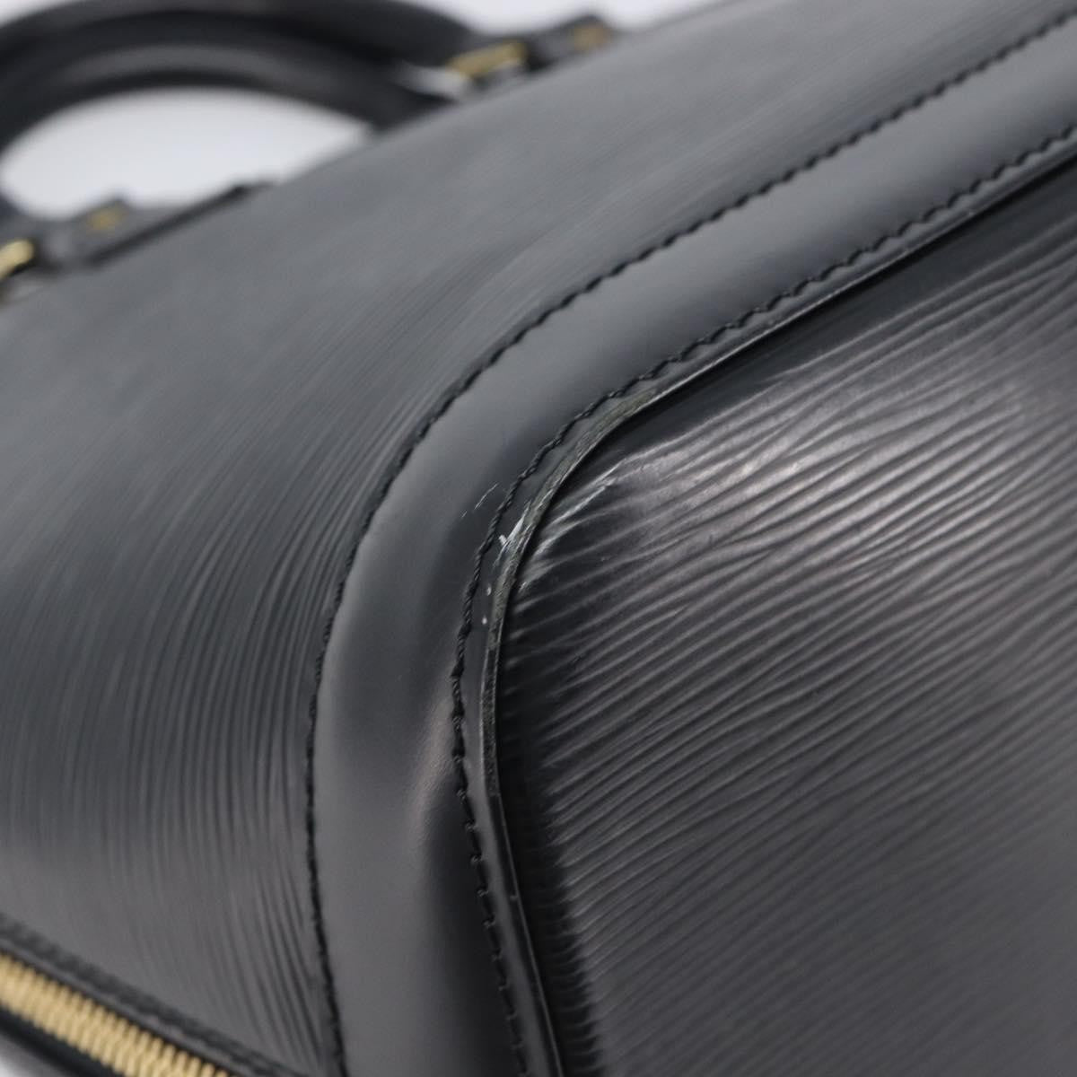 Louis Vuitton Vintage Alma Epi Leather Black Leather Handbag (Pre-Owned)