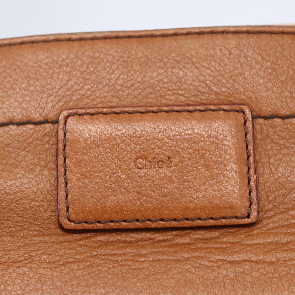 Chloe Margaret Leather Brown Leather Handbag (Pre-Owned)