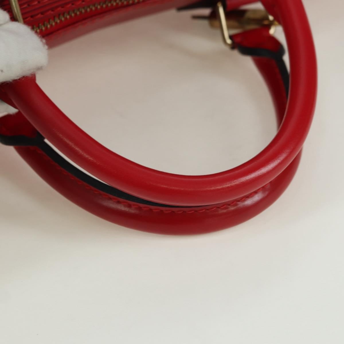 Louis Vuitton Speedy Epi Leather Red Leather Handbag (Pre-Owned)