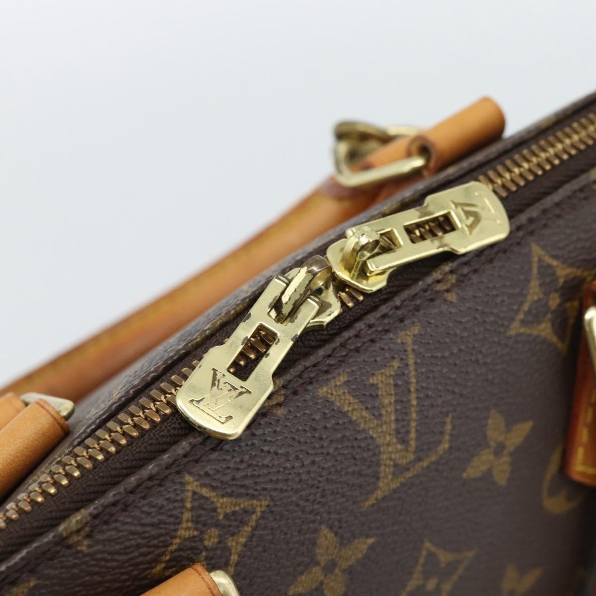 Louis Vuitton Alma Monogram Canvas Brown Canvas Handbag (Pre-Owned)