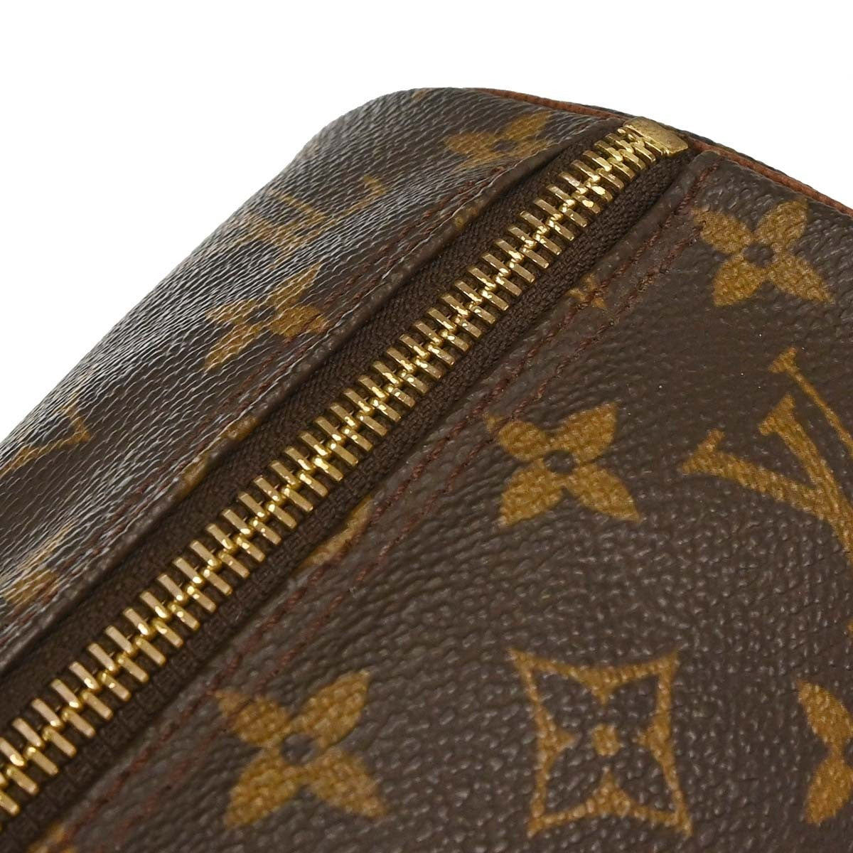 Louis Vuitton Papillon Monogram Canvas Brown Canvas Handbag (Pre-Owned)