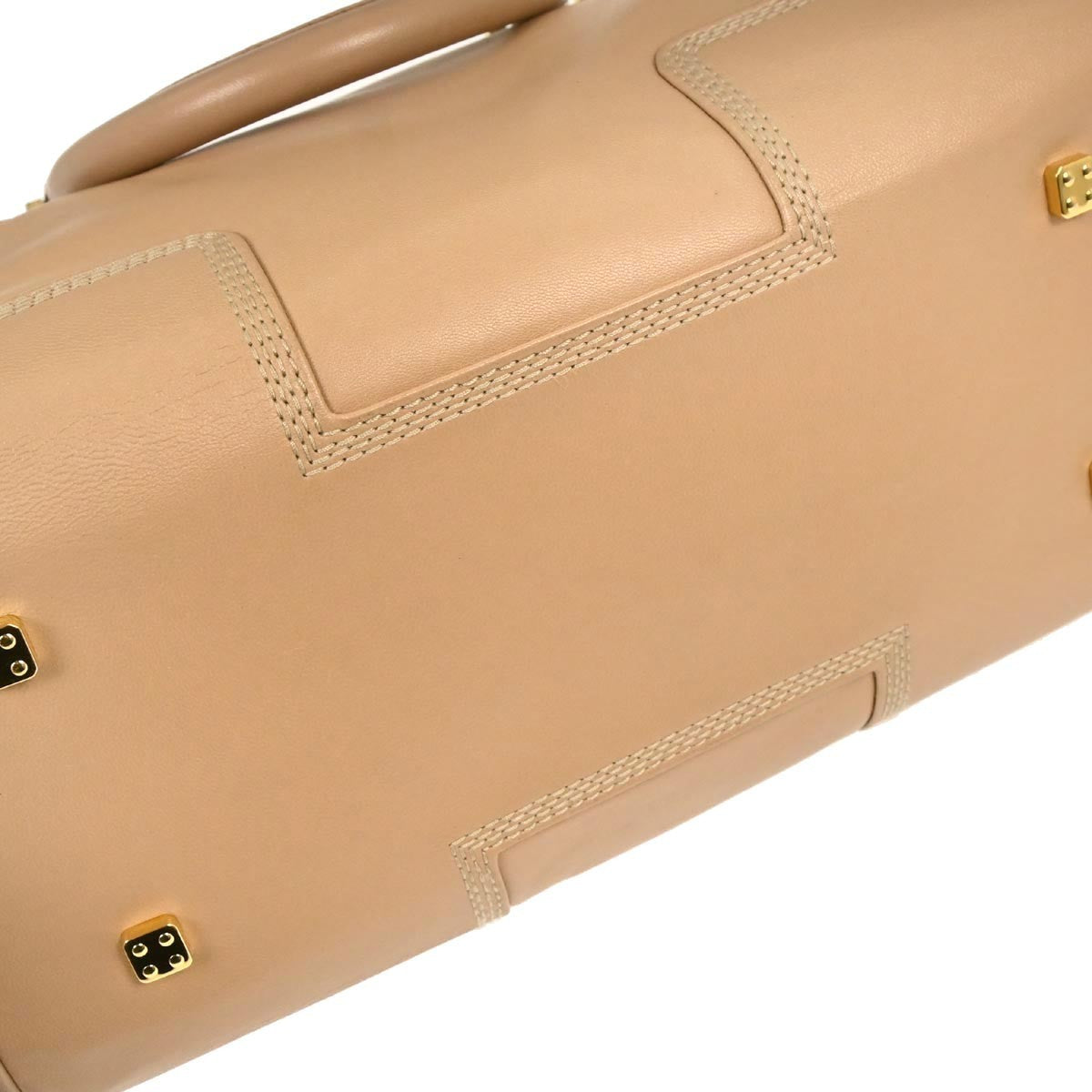 Loewe Amazona Leather Beige Leather Handbag (Pre-Owned)