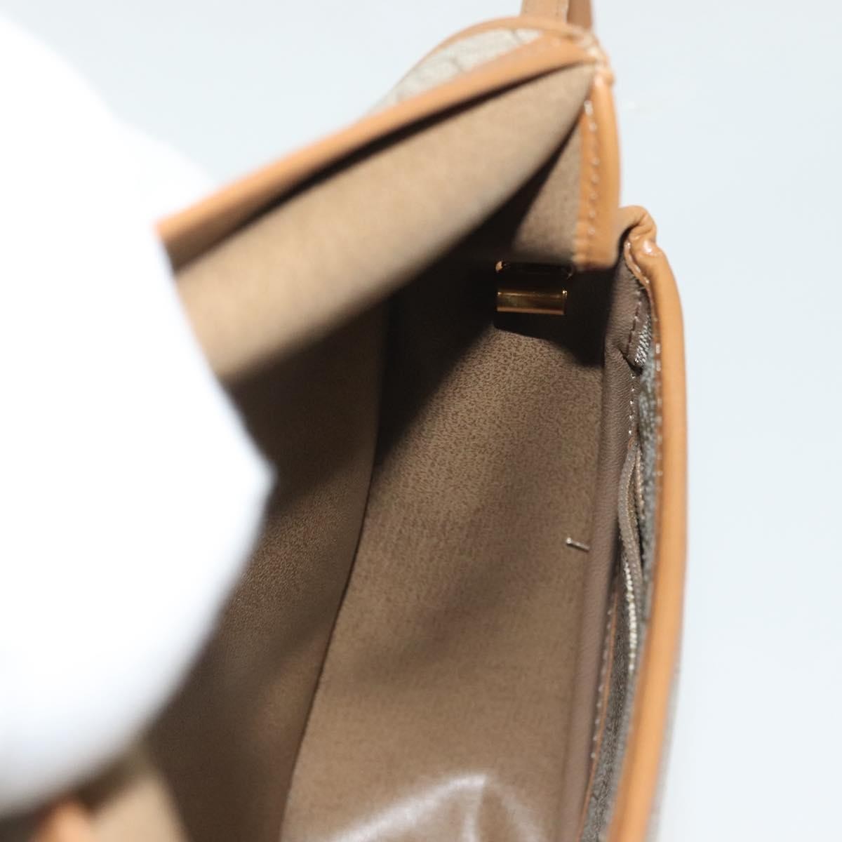 Christian Dior Vintage Honeycomb Canvas Beige Canvas Bag (Pre-Owned)