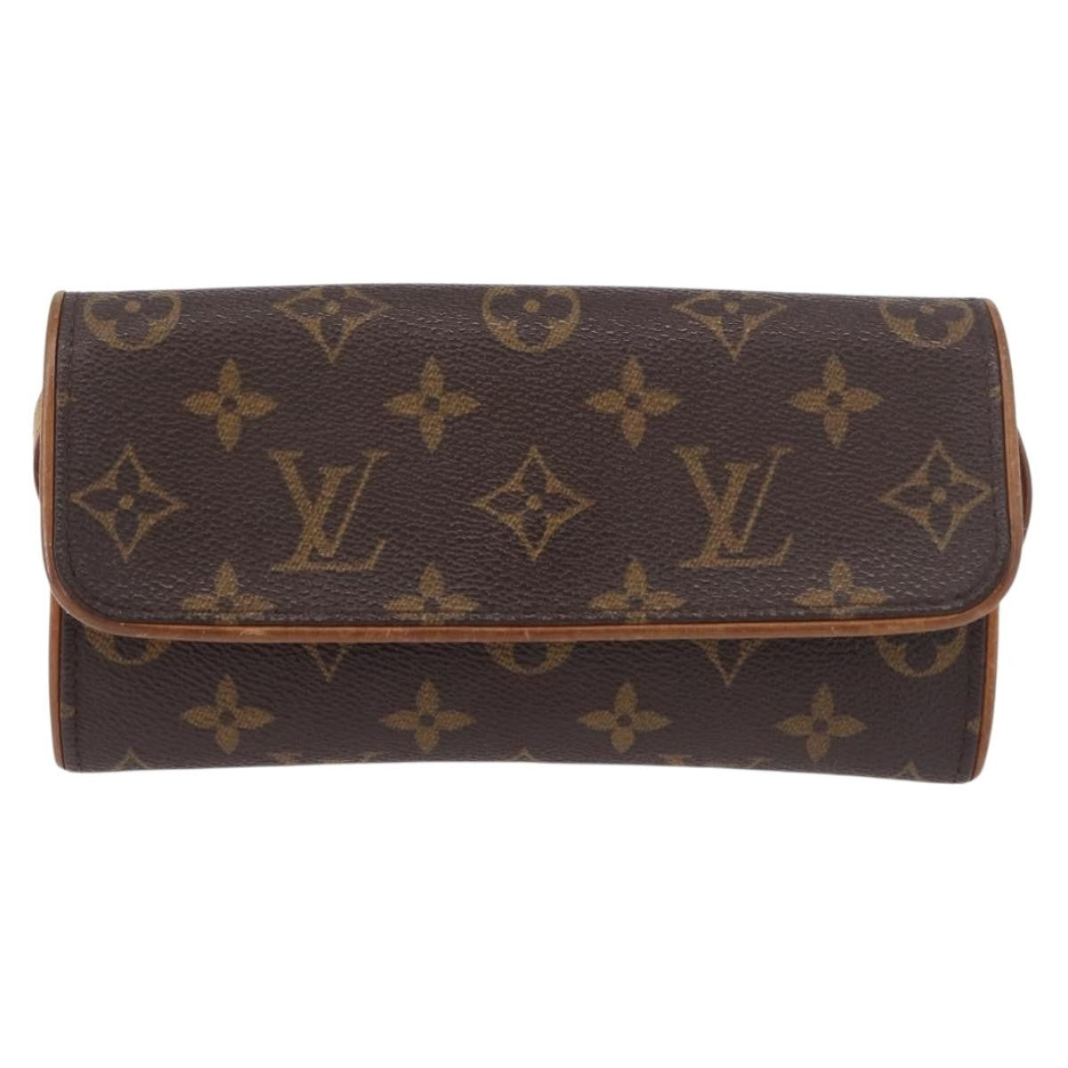 Louis Vuitton Twin Monogram Canvas Brown Canvas Clutche & Pouche Bag (Pre-Owned)