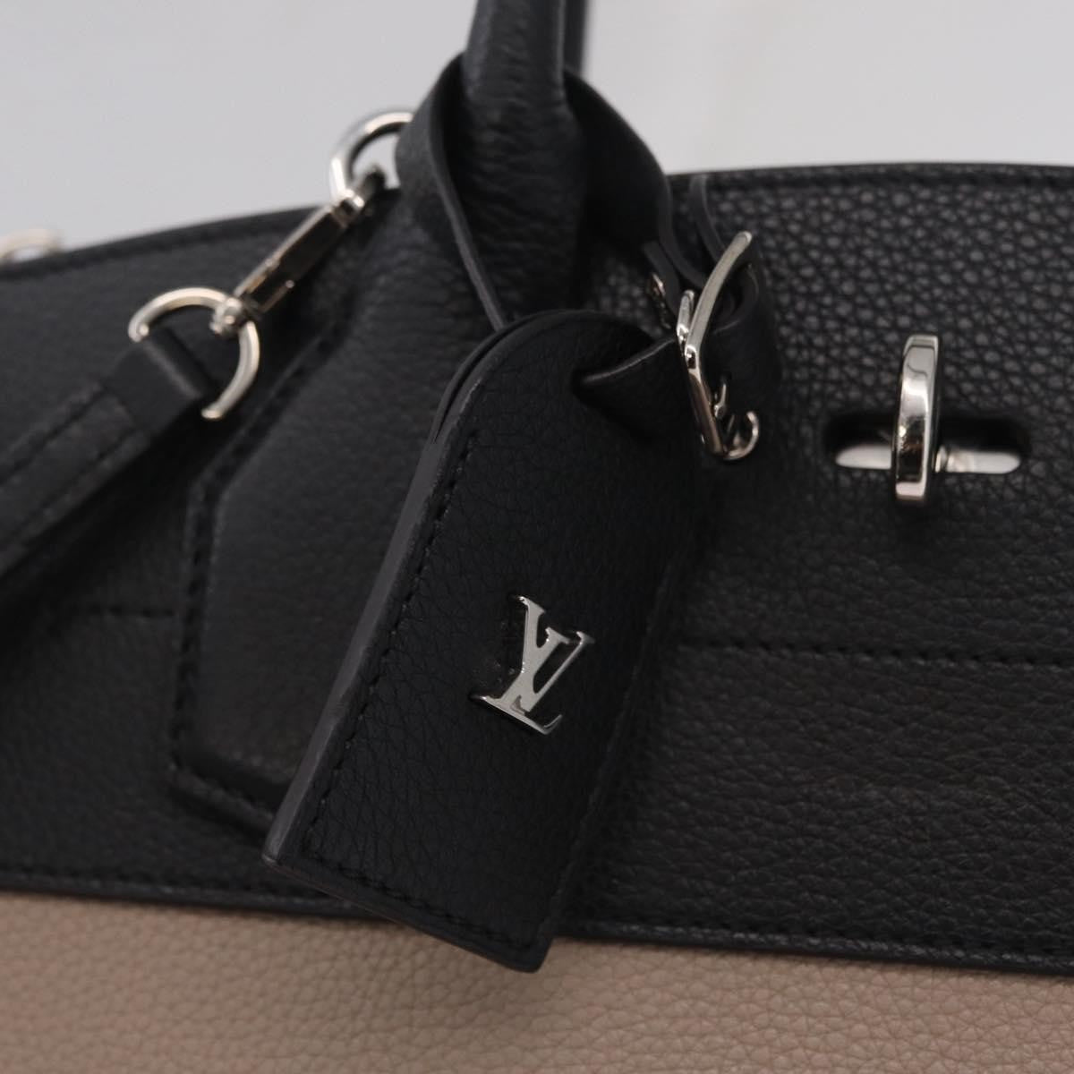 Louis Vuitton City Steamer Leather Beige Leather Handbag (Pre-Owned)