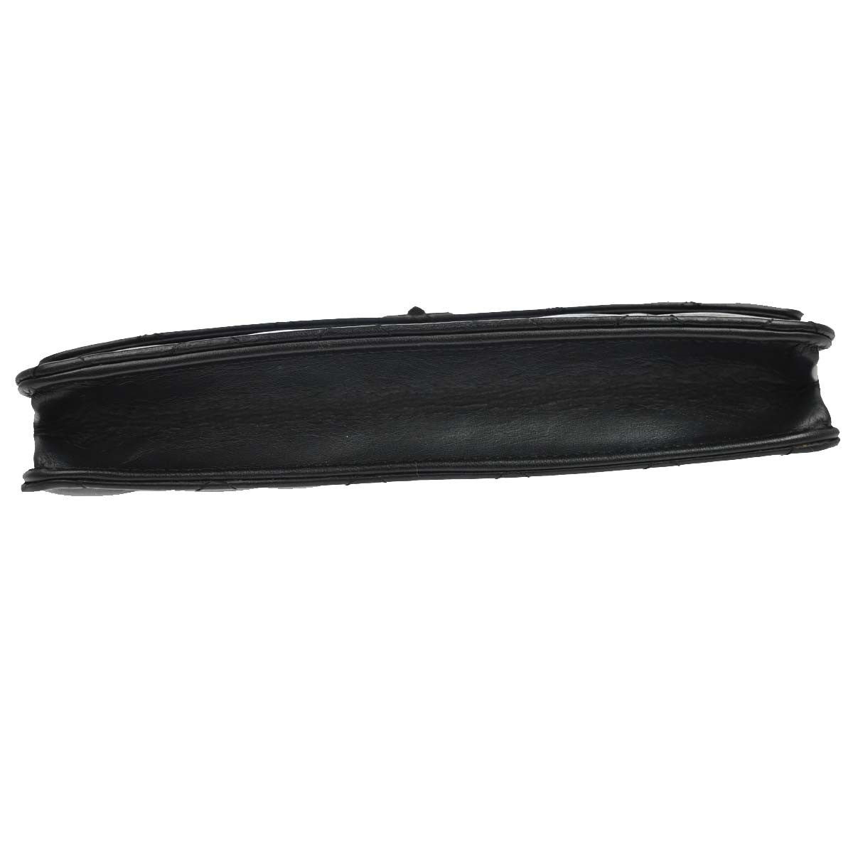 Chanel Reissue 2.55 Wallet On Chain Quilted Lambskin Black Leather Shoulder Bag Bag (Pre-Owned)