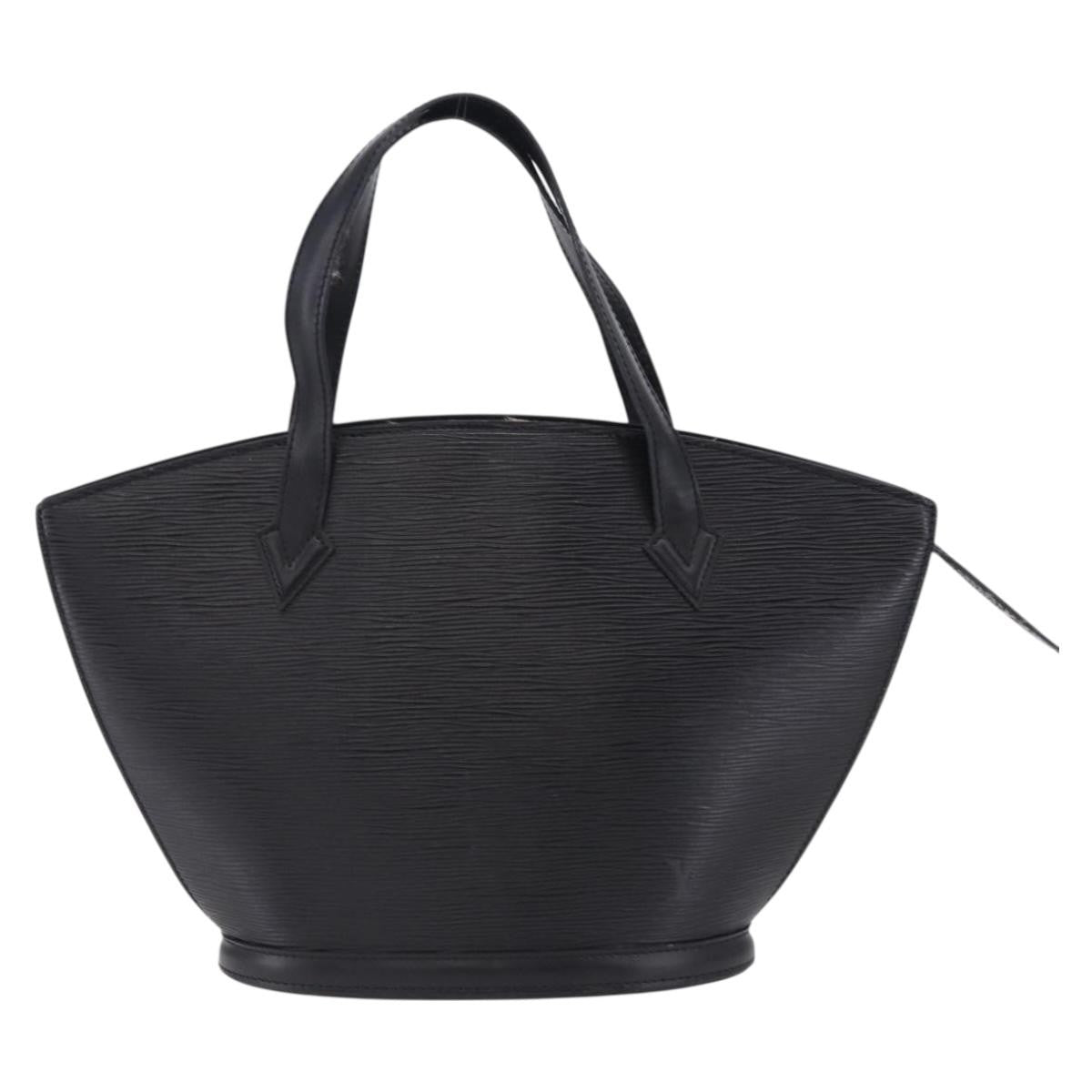 Louis Vuitton Saint Jacques Leather Black Leather Shoulder Bag Bag (Pre-Owned)
