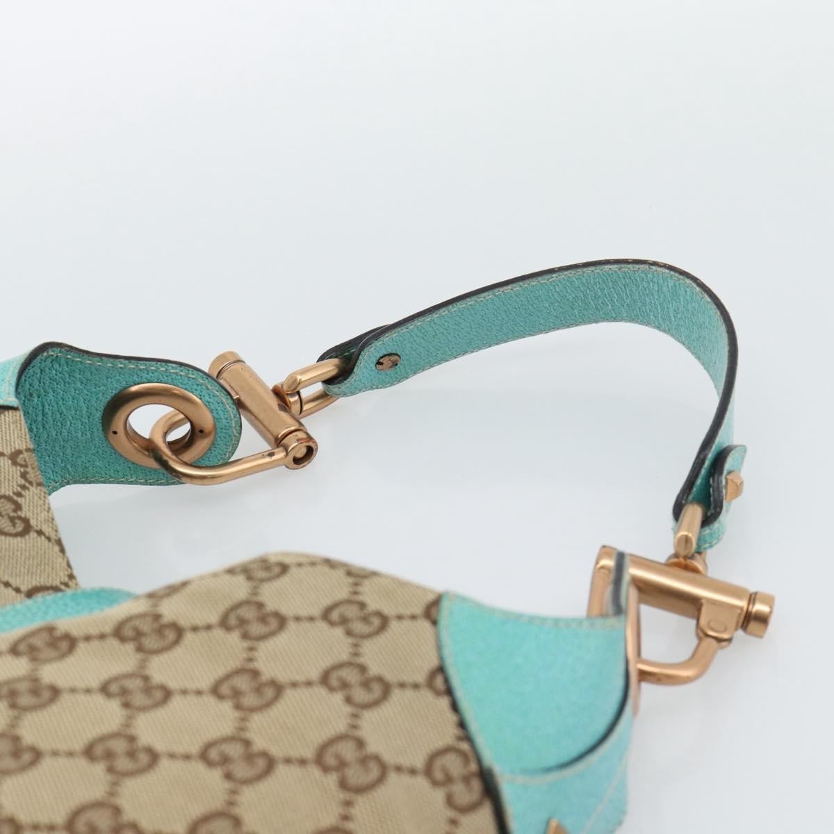 Gucci Jackie Canvas Brown Canvas Handbag (Pre-Owned)