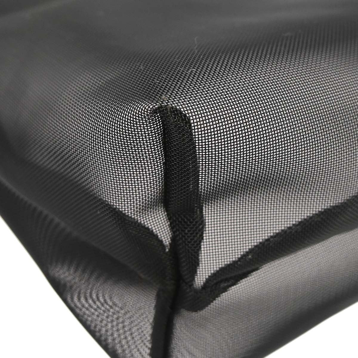 Fendi Vintage Ff Mesh Black Nylon Tote Bag Bag (Pre-Owned)