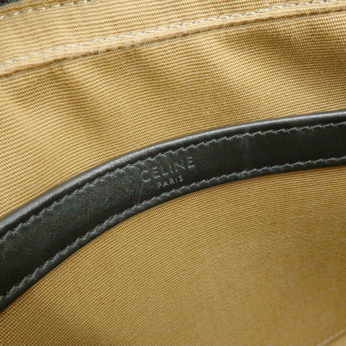 Celine Logo Messenger Triomphe Coated Canvas Brown Canvas Handbag (Pre-Owned)