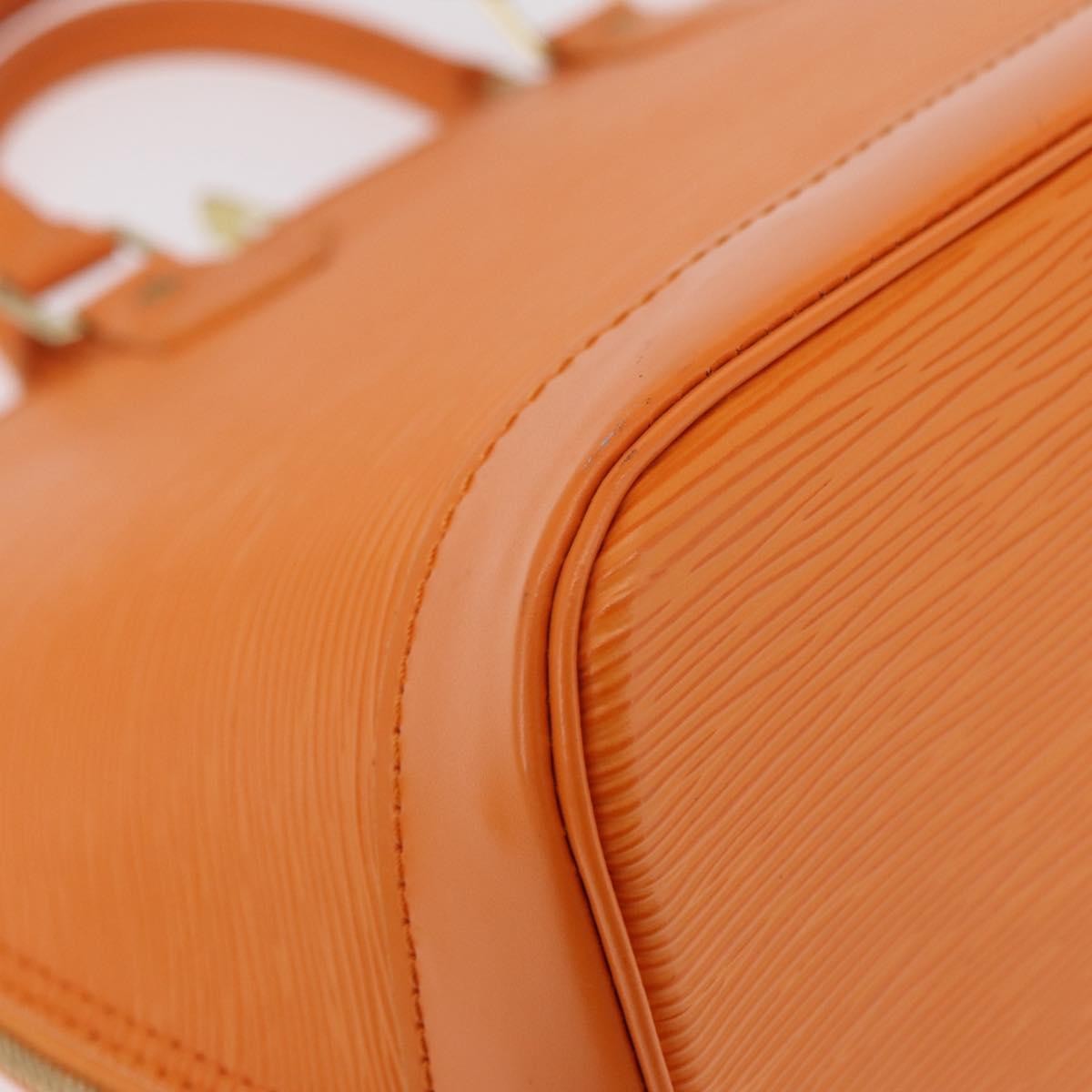 Louis Vuitton Alma Epi Leather Orange Leather Handbag (Pre-Owned)