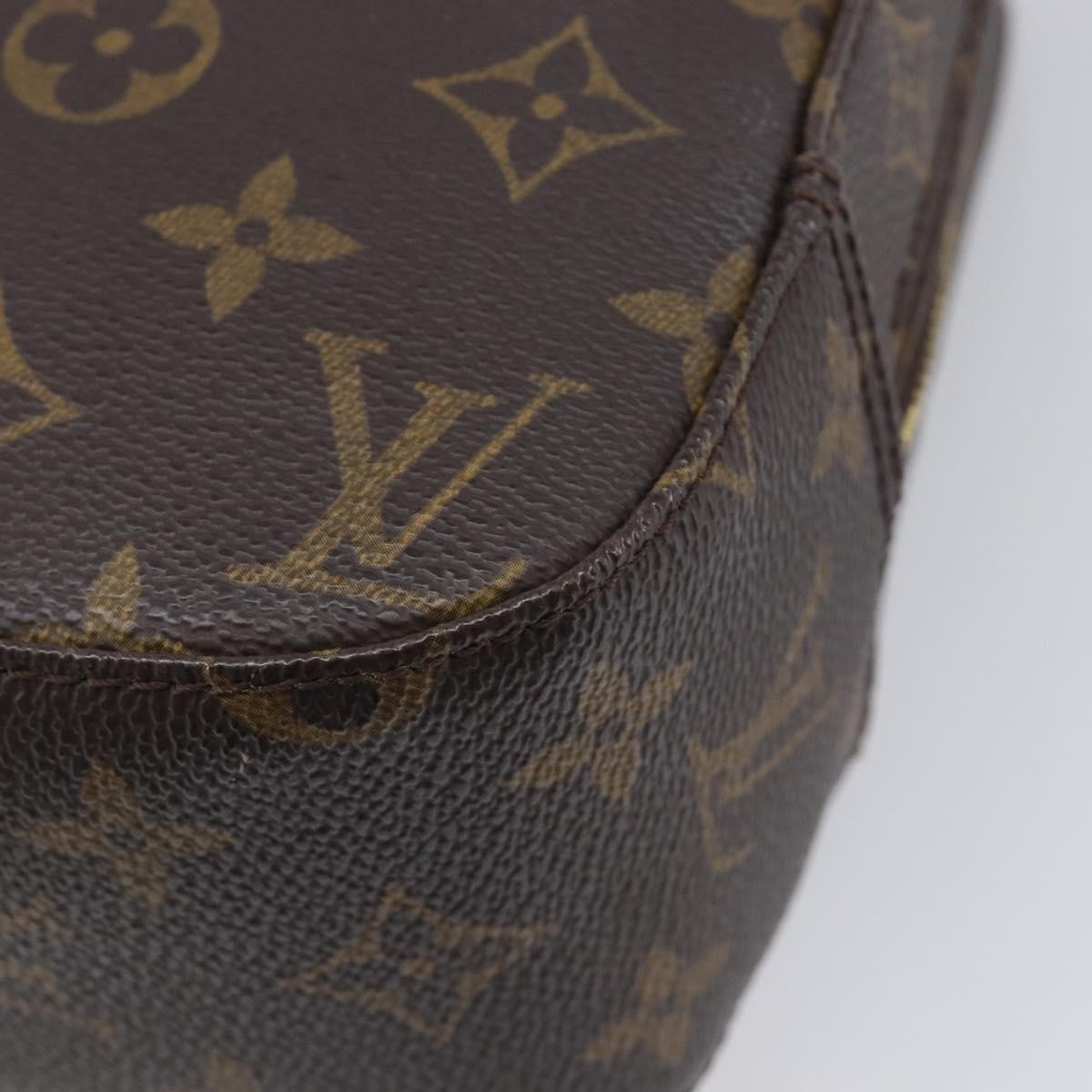 Louis Vuitton Spontini Monogram Canvas Brown Canvas Handbag (Pre-Owned)