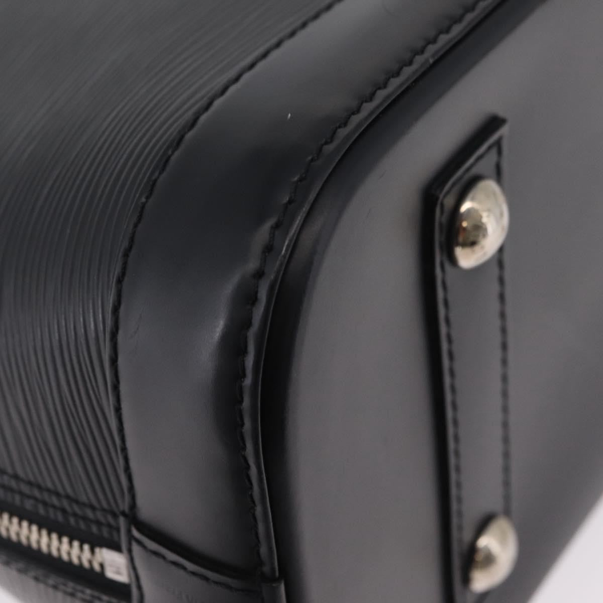 Louis Vuitton Alma Epi Leather Black Leather Handbag (Pre-Owned)