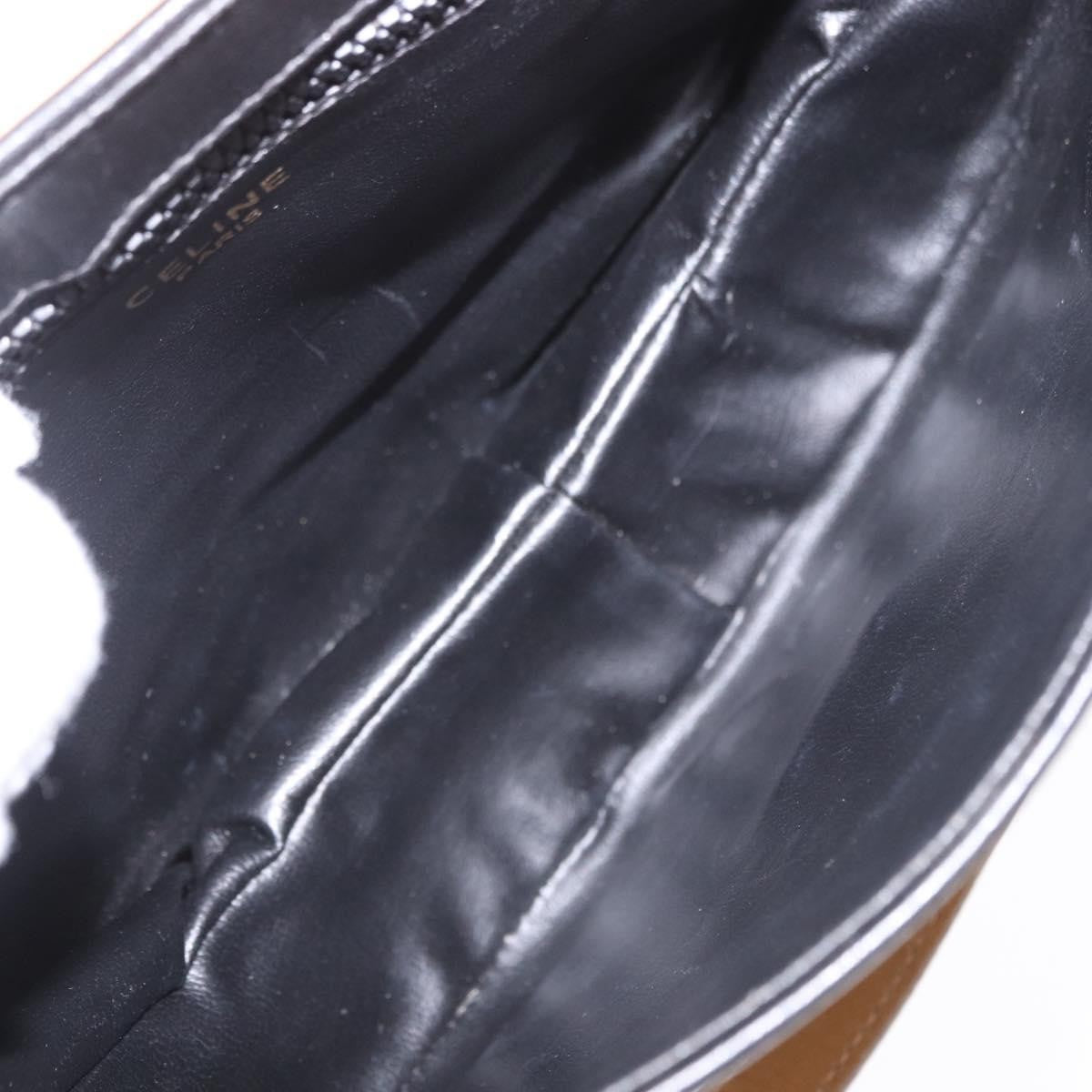 Celine Flap Shoulder Leather Beige Leather Shoulder Bag Bag (Pre-Owned)