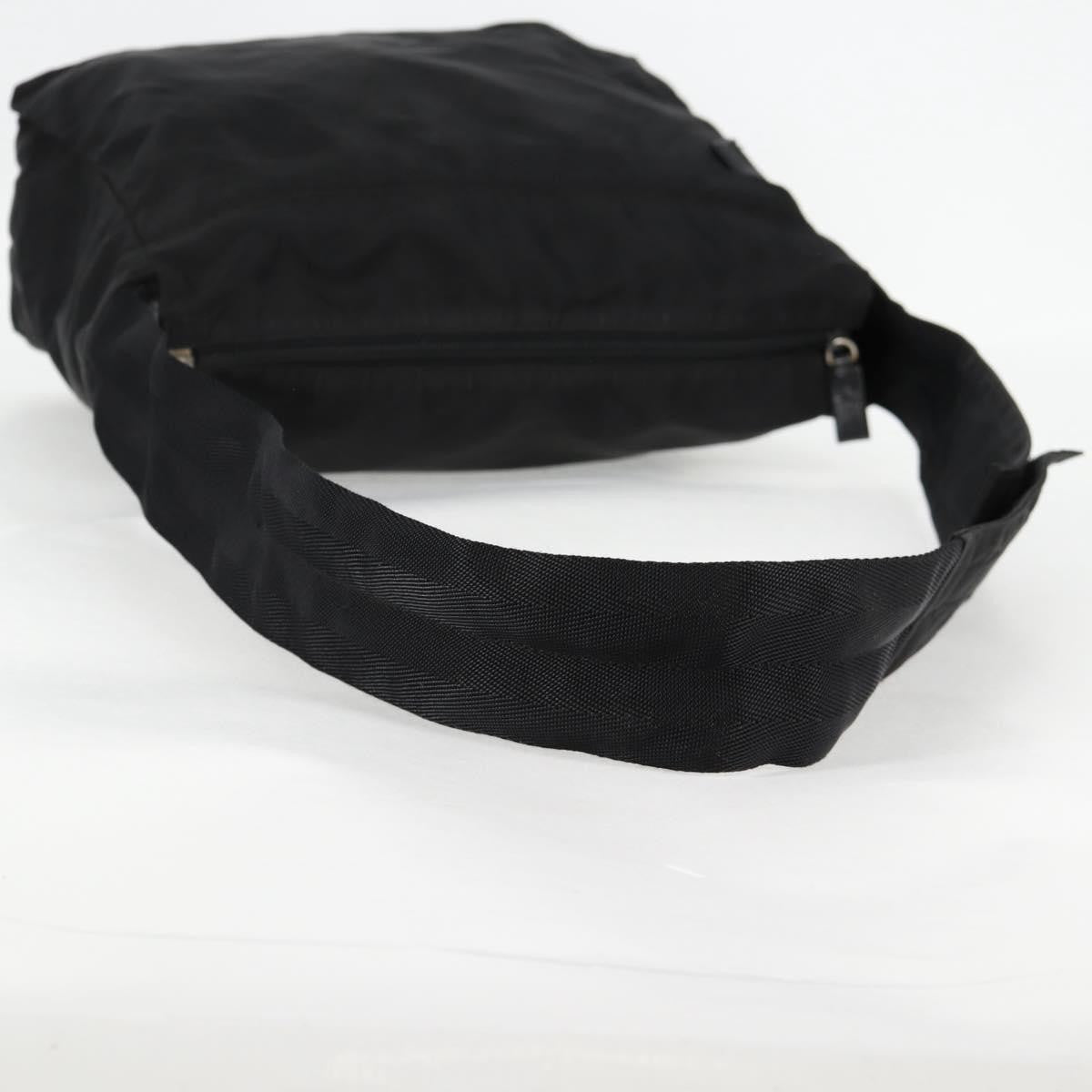 Prada Vintage Tessuto Black Nylon Shoulder Bag Bag (Pre-Owned)