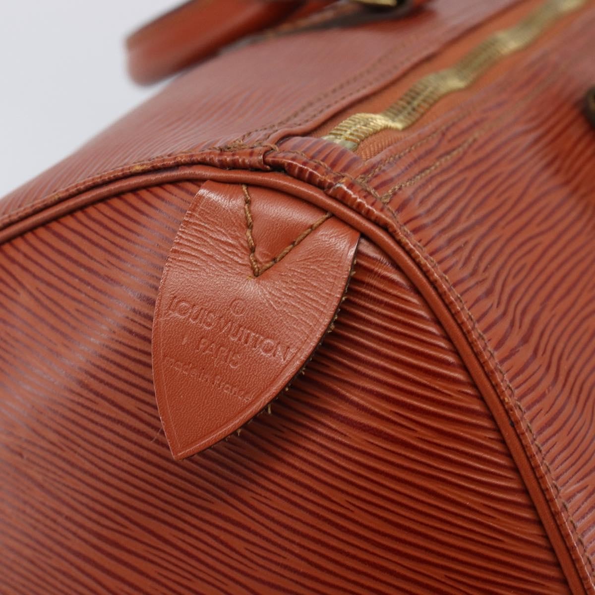 Louis Vuitton Speedy Epi Leather Brown Leather Handbag (Pre-Owned)