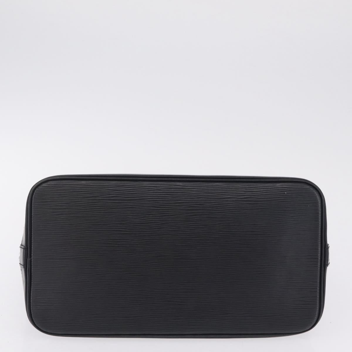 Louis Vuitton Alma Epi Leather Black Leather Handbag (Pre-Owned)