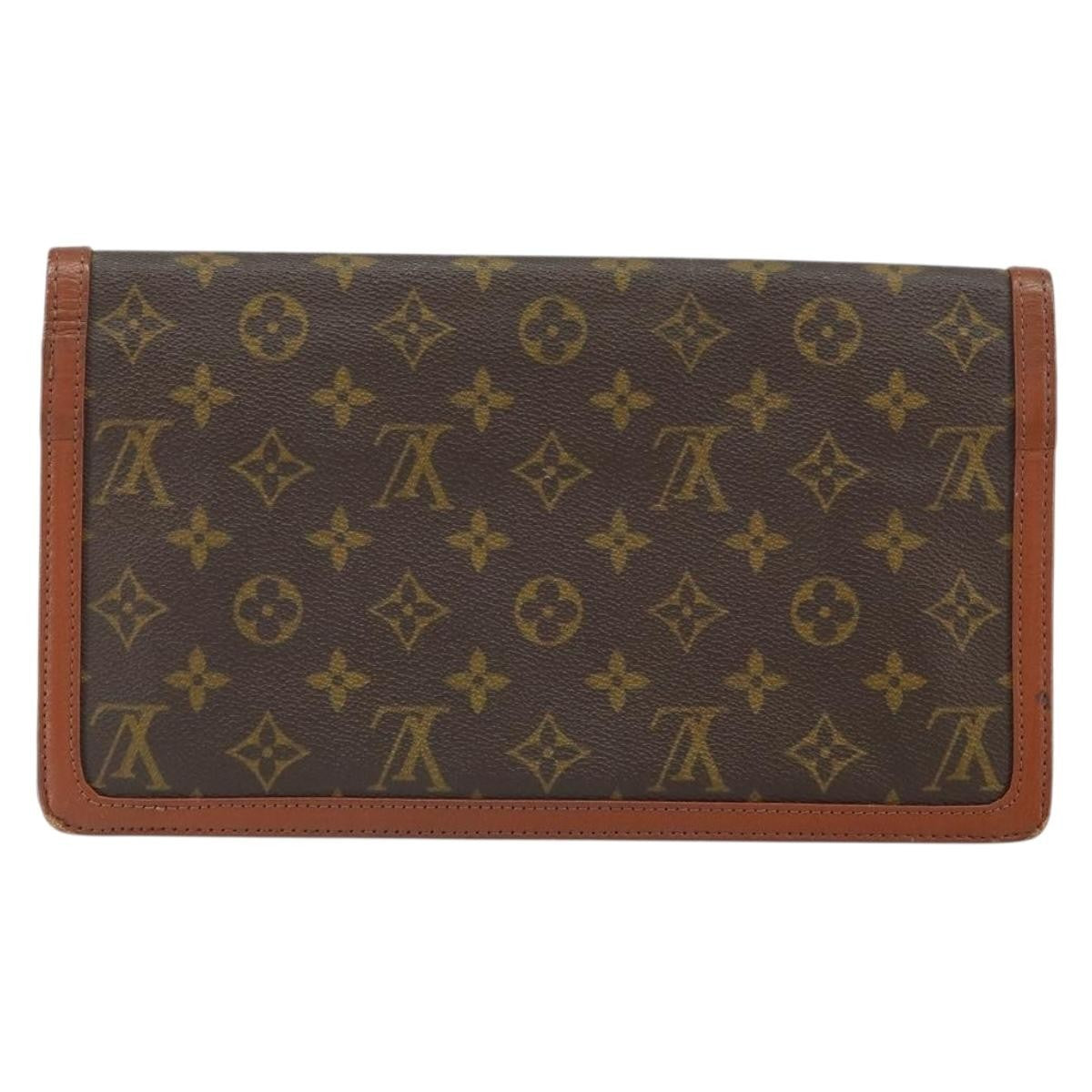 Louis Vuitton Dame Pochette Monogram Canvas Brown Canvas Clutche & Pouche Bag (Pre-Owned)