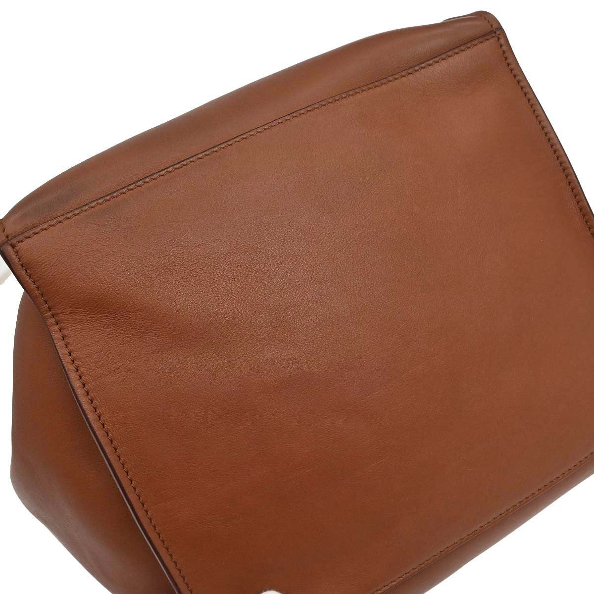 Celine Big Smooth Leather Brown Leather Handbag (Pre-Owned)