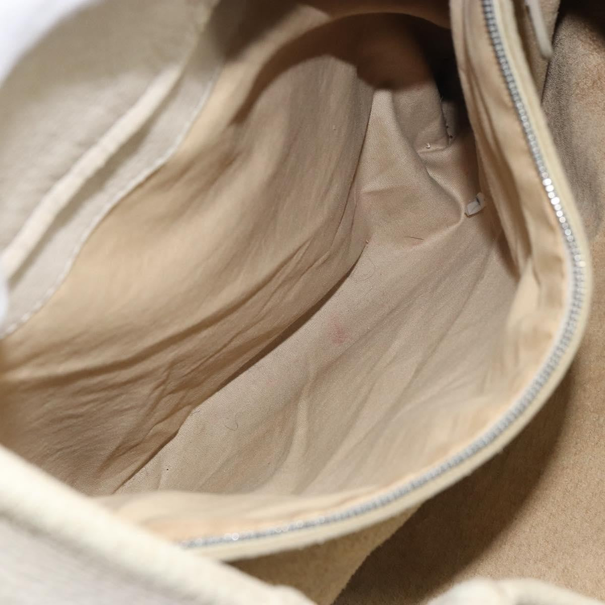 Bottega Veneta Braided Handle Hobo Embroidered Leather With Intrecciato Detail Beige Leather Shoulder Bag Bag (Pre-Owned)
