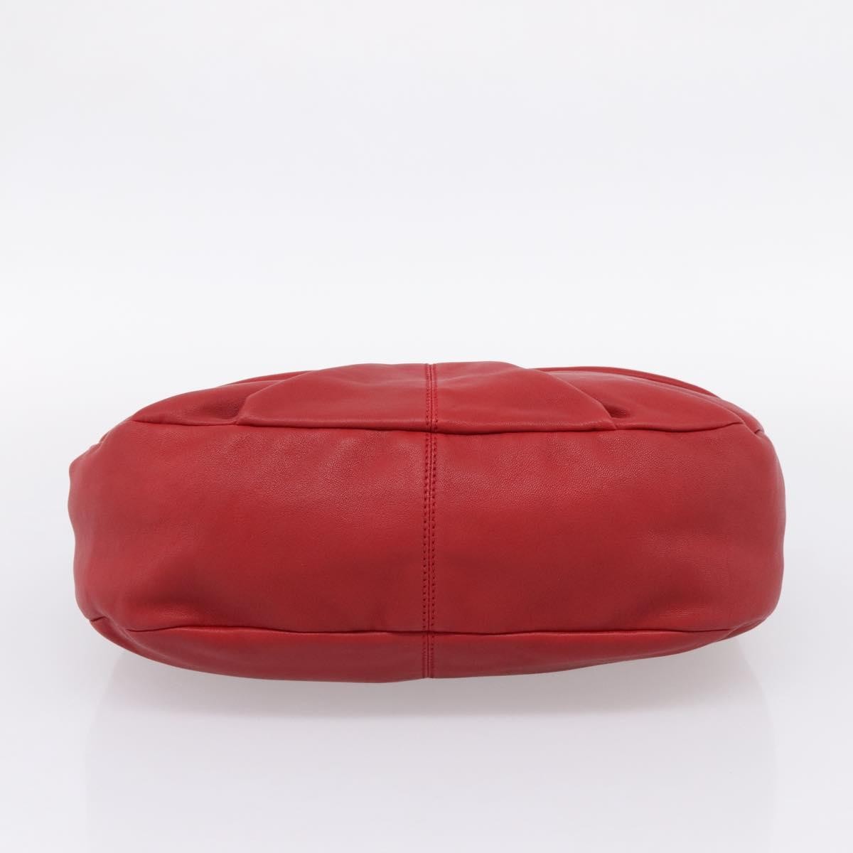 Salvatore Ferragamo Miss Vara Giusy Hobo Leather Red Leather Shoulder Bag Bag (Pre-Owned)