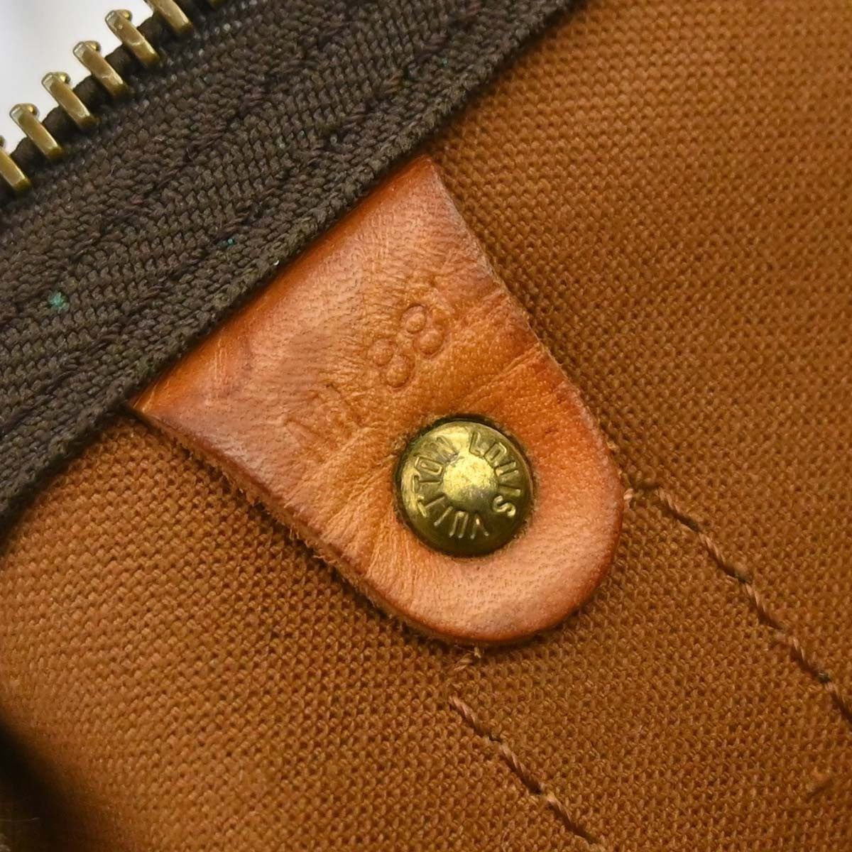 Louis Vuitton Keepall Monogram Canvas Brown Canvas Travel Bag Bag (Pre-Owned)