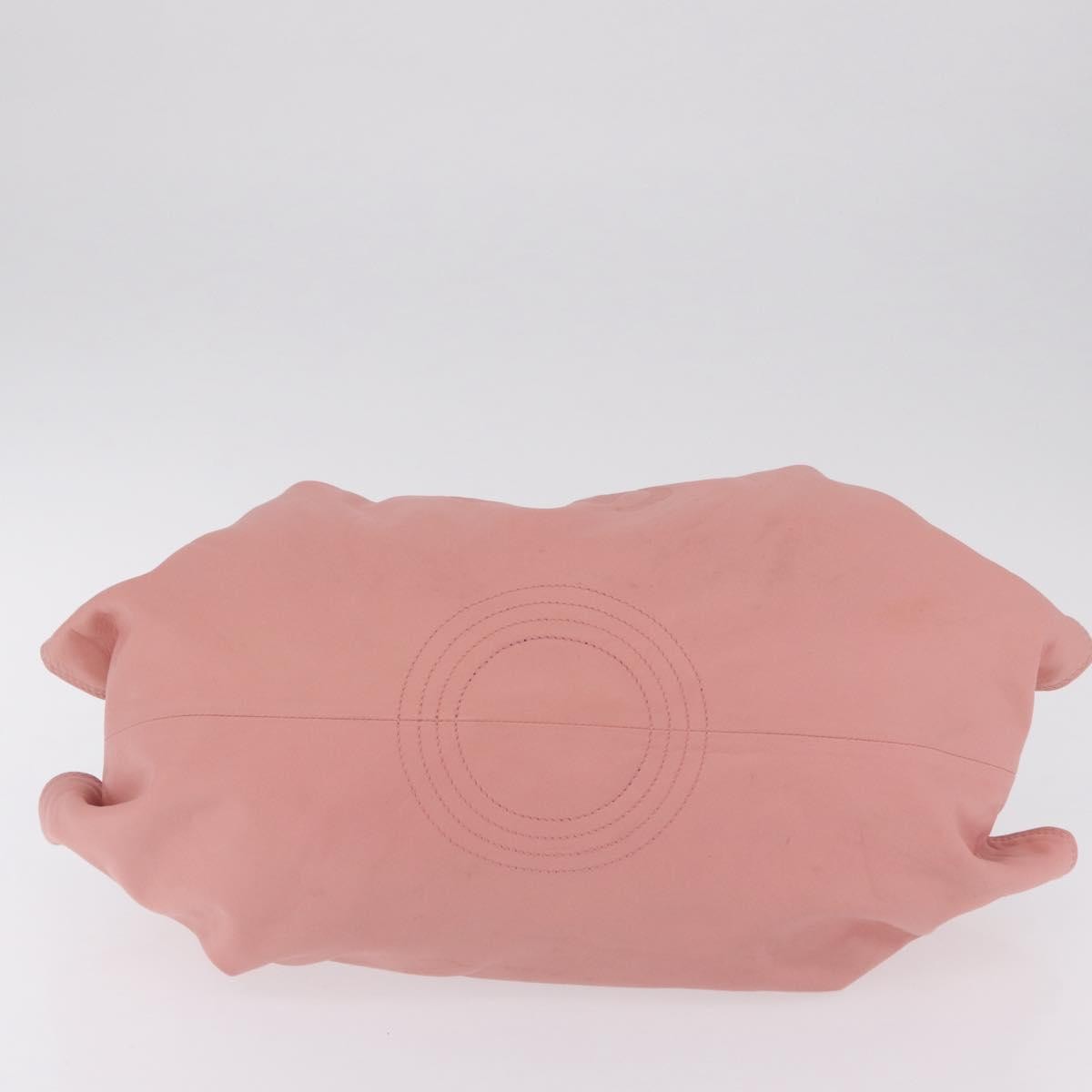 Loewe Aire Leather Pink Leather Shoulder Bag Bag (Pre-Owned)