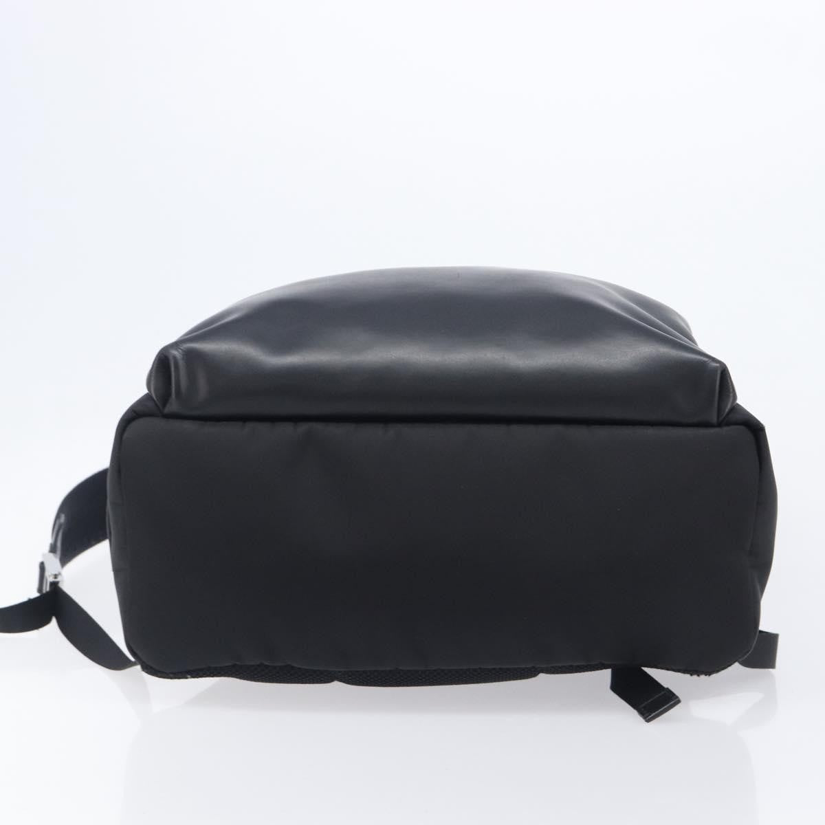 Fendi Monster Nylon With Leather Black Leather Backpack Bag (Pre-Owned)