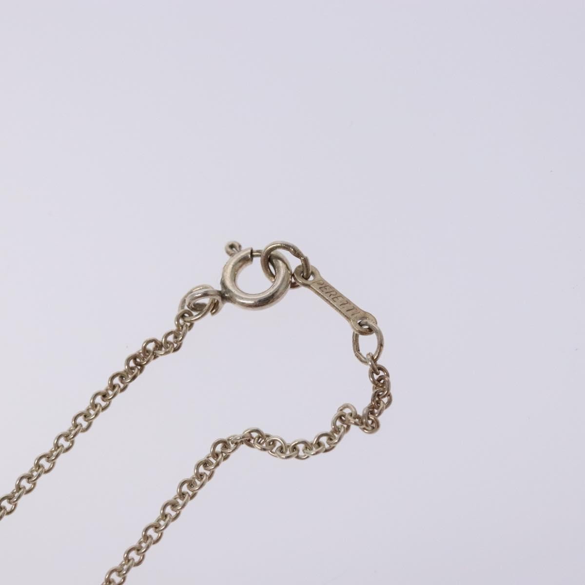 Tiffany & Co. Elsa Peretti Open Heart Pendant Sterling Silver Silver Silver Necklace Jewelry (Pre-Owned)