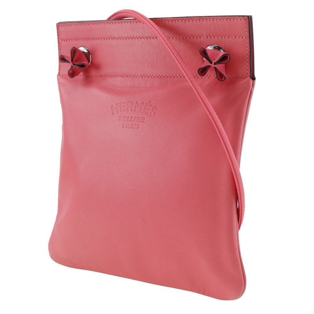Hermes Aline Calfskin Pink Calfskin Shoulder Bag Bag (Pre-Owned)