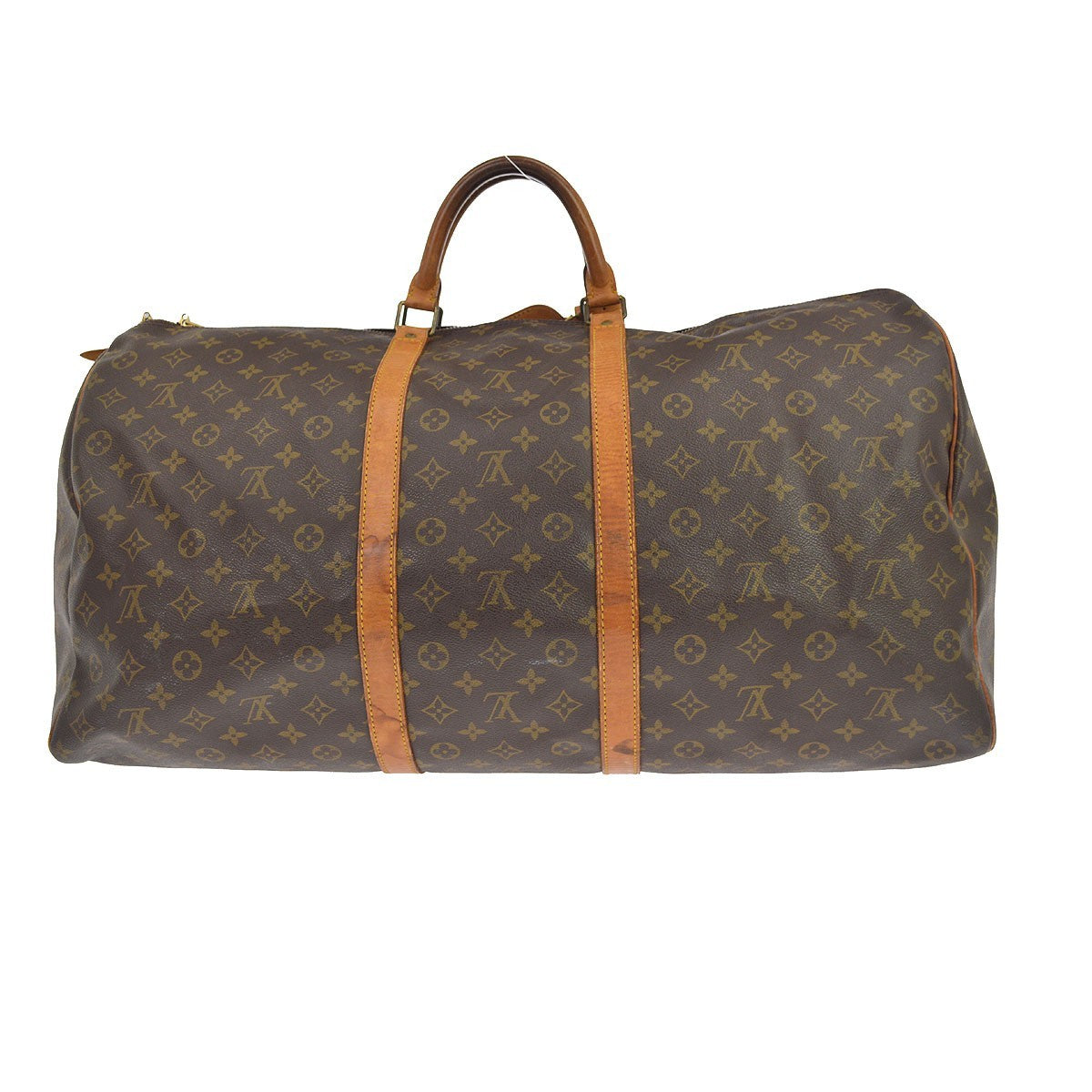 Louis Vuitton Keepall Monogram Canvas Brown Canvas Travel Bag Bag (Pre-Owned)