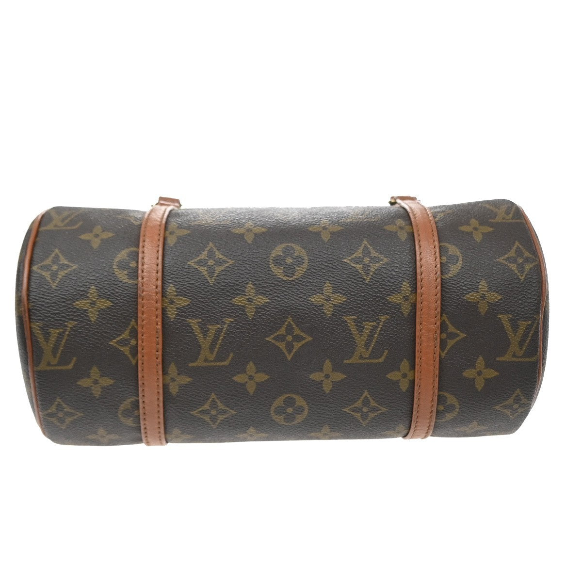 Louis Vuitton Papillon Monogram Brown Canvas Handbag (Pre-Owned)