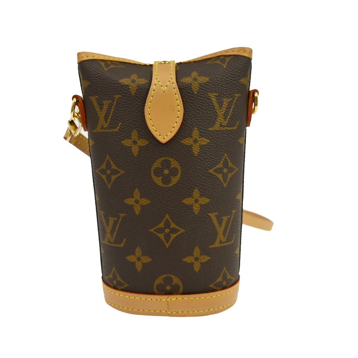 Louis Vuitton Fold Me Monogram Canvas Brown Canvas Clutche & Pouche Bag (Pre-Owned)