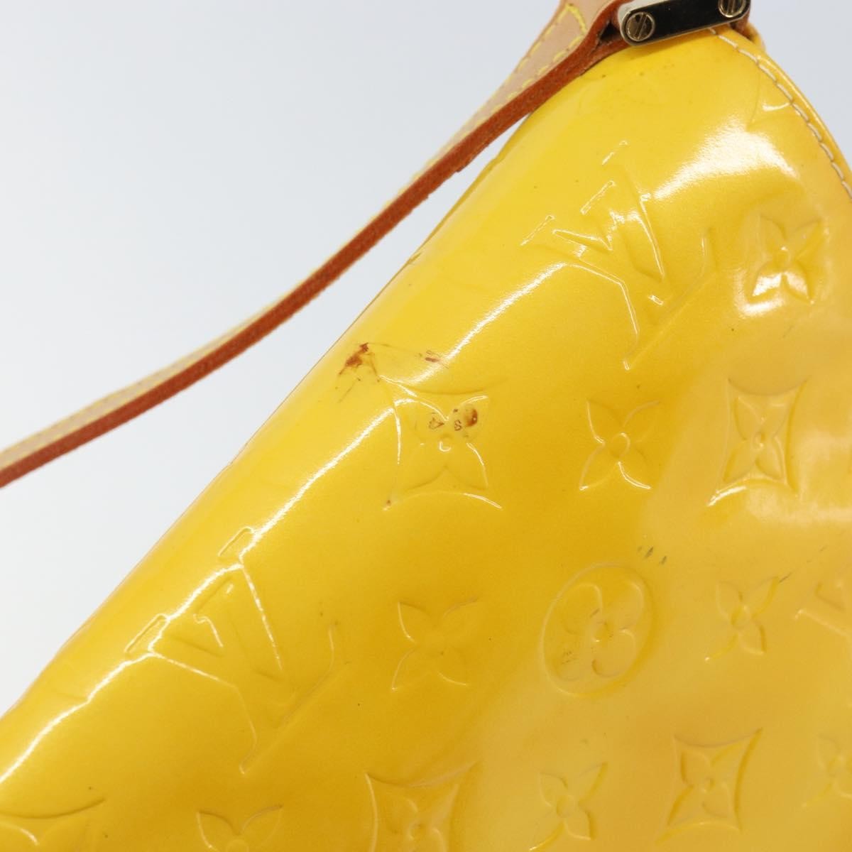 Louis Vuitton Thompson Street Monogram Vernis Yellow Patent_Leather Handbag (Pre-Owned)